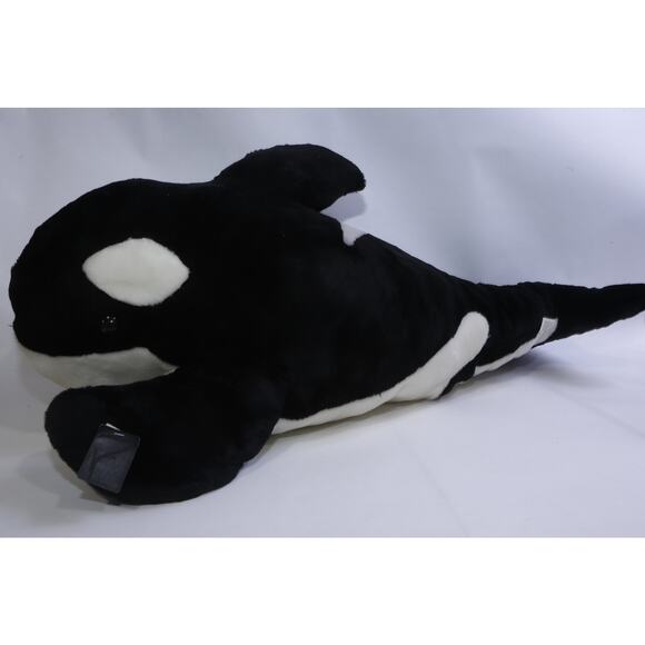 Extra large, Shamu, killer whale, stuffed animal, 36 inches, Seaworld, plush - Picture 3 of 4
